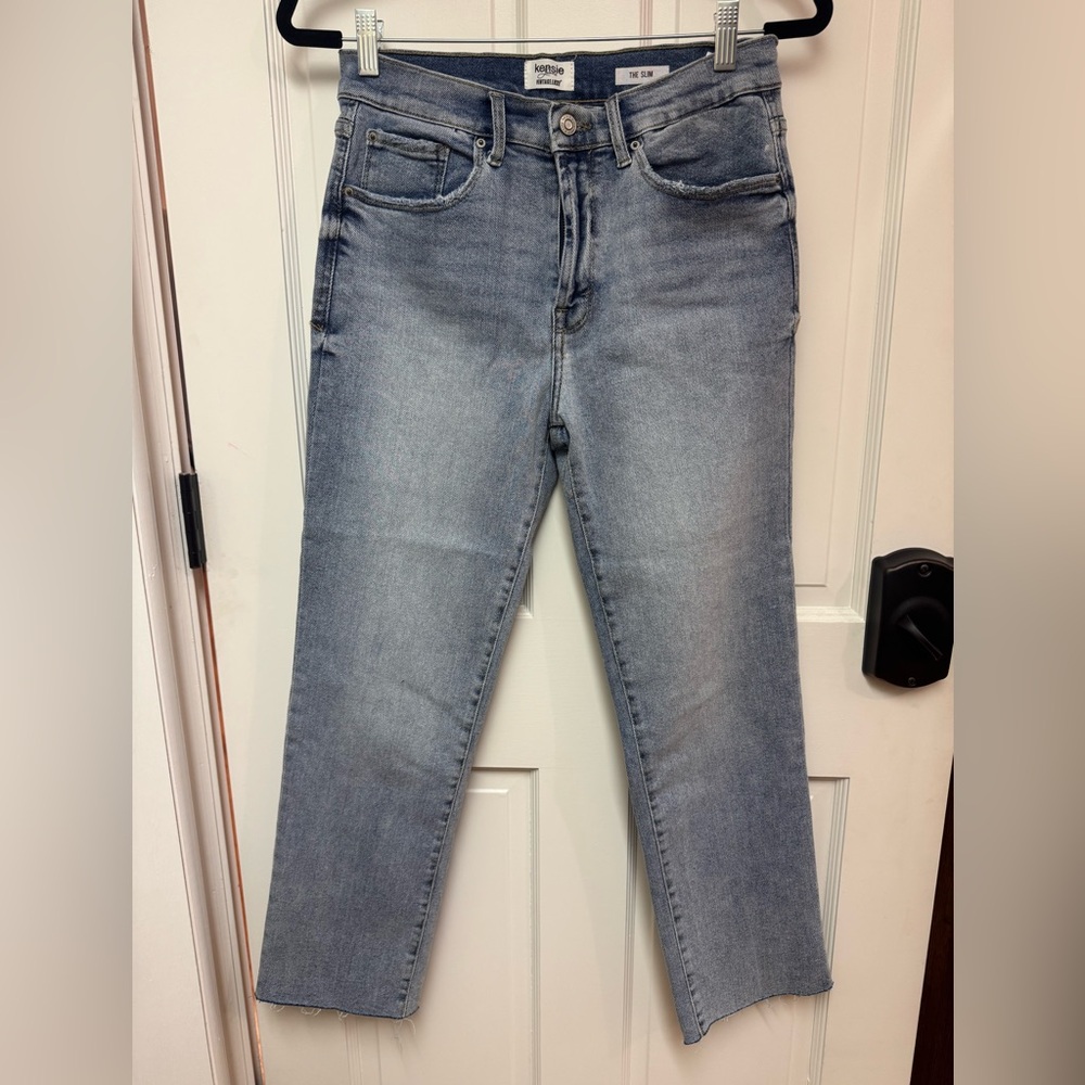 Kensie Light Blue Straight Leg Jeans